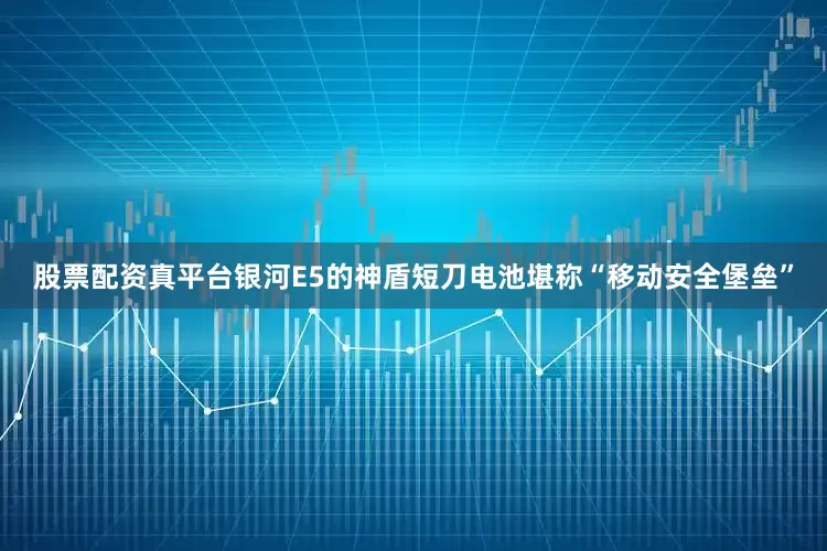股票配资真平台银河E5的神盾短刀电池堪称“移动安全堡垒”